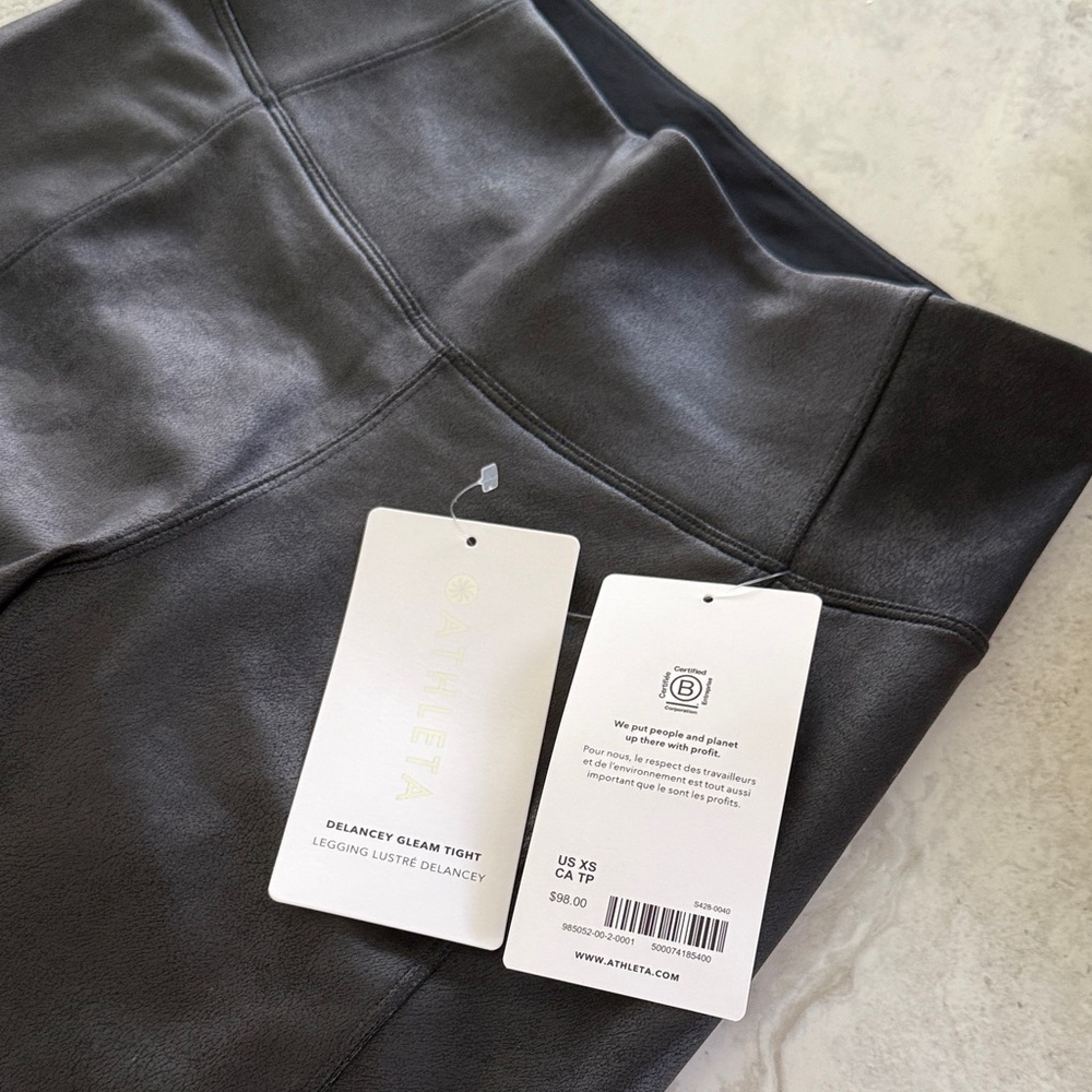Athleta Delancey Gleam Tight w/back pockets NWT - Picture 5 of 11